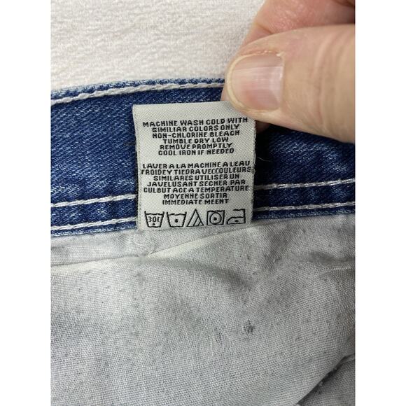 Modern Culture Distressed Destroyed Jeans Men's Size 38/32 Embroidered Pockets - Picture 9 of 13